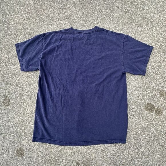 Delta Pro Weight Its All Good In The Hood T-Shirt Mens Large Navy Blue Y2K 00's - Picture 6 of 6